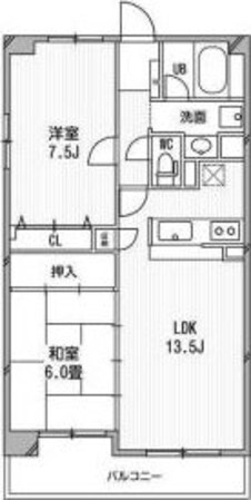 フォンティーヌ江坂の物件間取画像